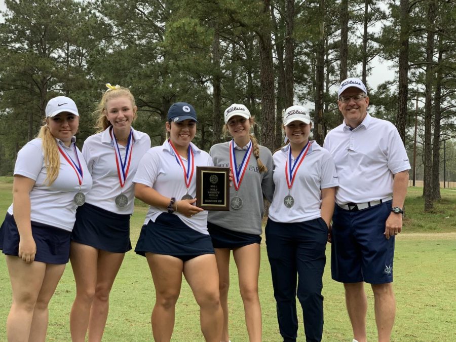 Second place finishers at the District 13-6A Golf Championship.