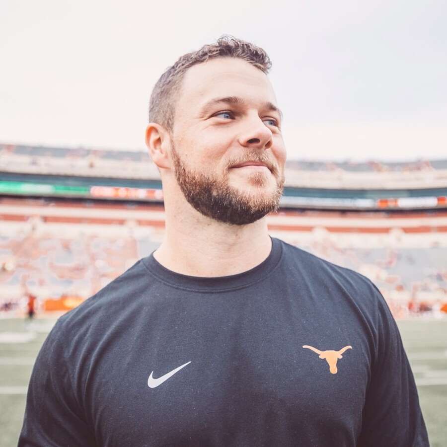 Coach Kyle Coats while he was an assistant coach at The University of Texas. 