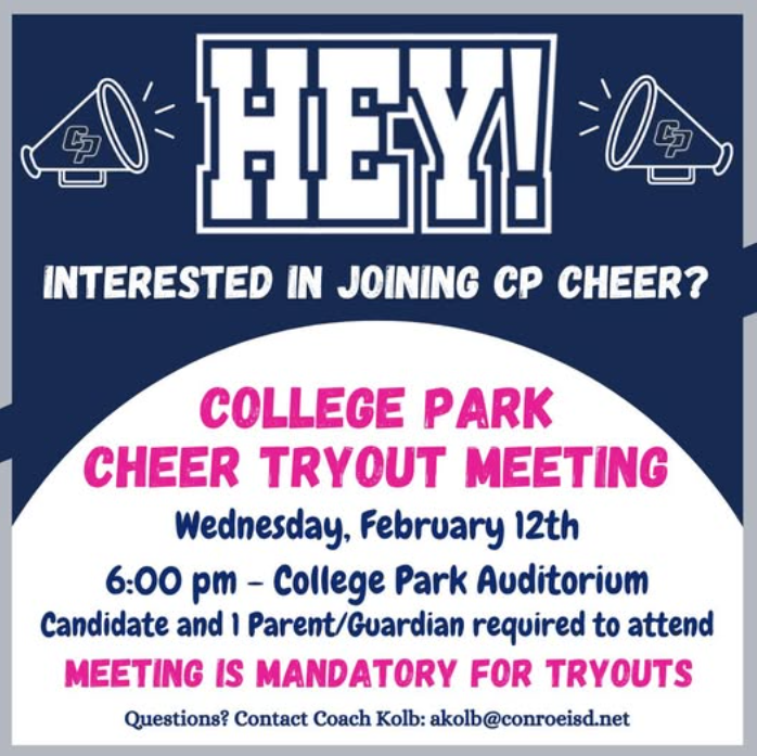 CP Cheer Tryout Meeting